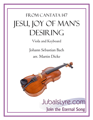 Jesu, Joy of Man's Desiring (Viola and Keyboard)