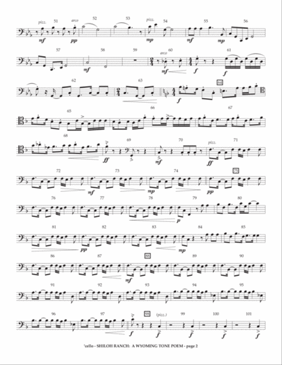 Reisteter: Shiloh Ranch - A Wyoming Tone Poem Full Orchestra scores gallery preview page 2