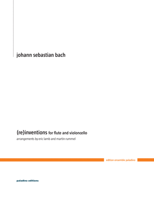 Book cover for Bach (re)inventions - Arrangements for Flute and Violoncello