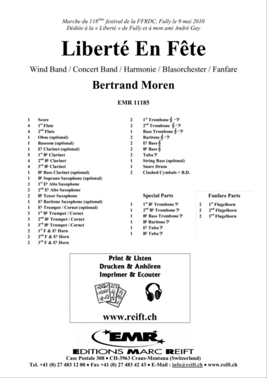 Liberte En Fete Concert Band scores gallery preview page 2