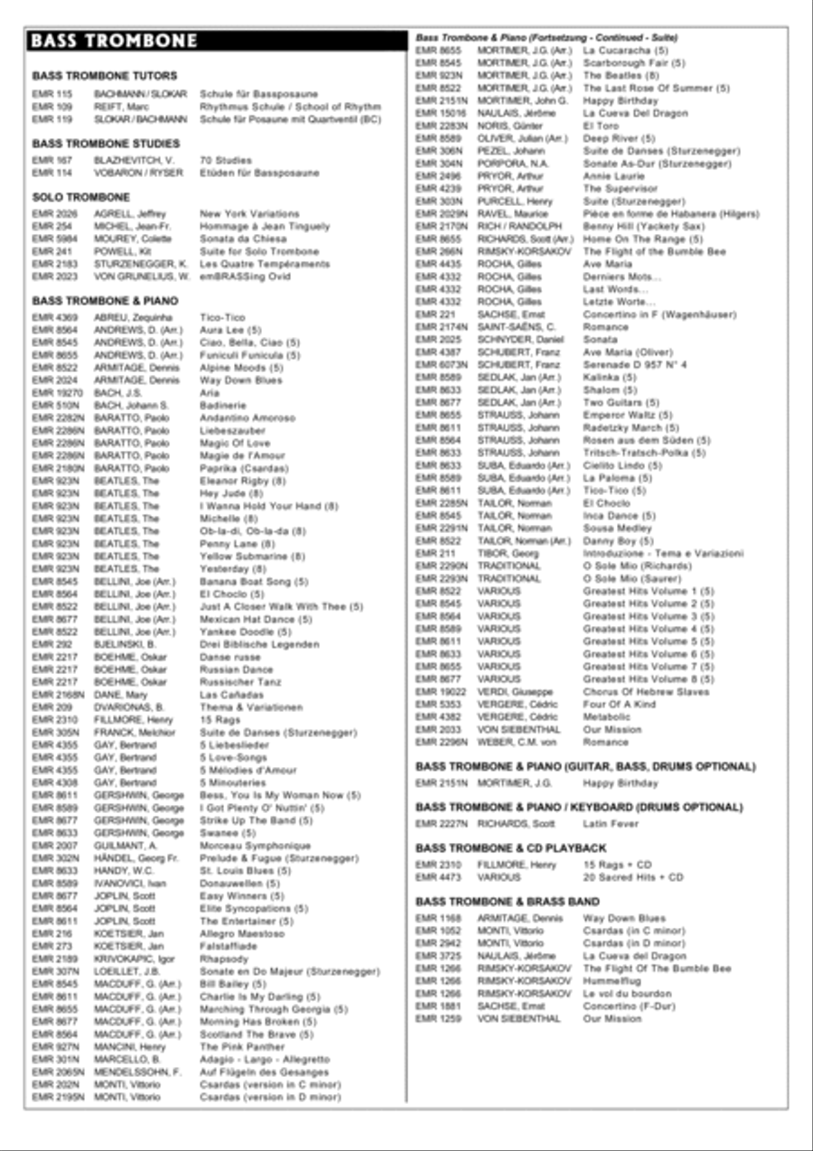 Paloma Bass Trombone scores gallery preview page 4