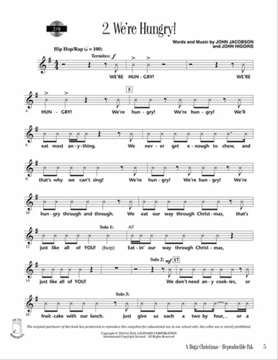 A Bugz Christmas Choir scores gallery preview page 3