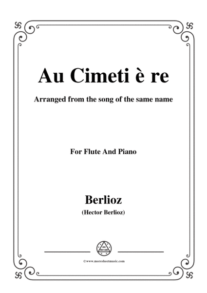 Berlioz-Au Cimetière,for Flute and Piano image number null