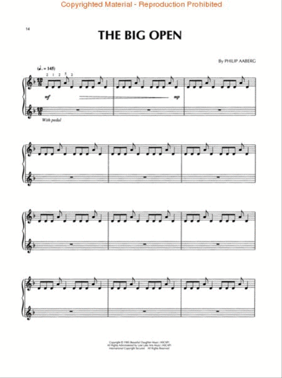 Philip Aaberg Piano Solos Piano Solo scores gallery preview page 3