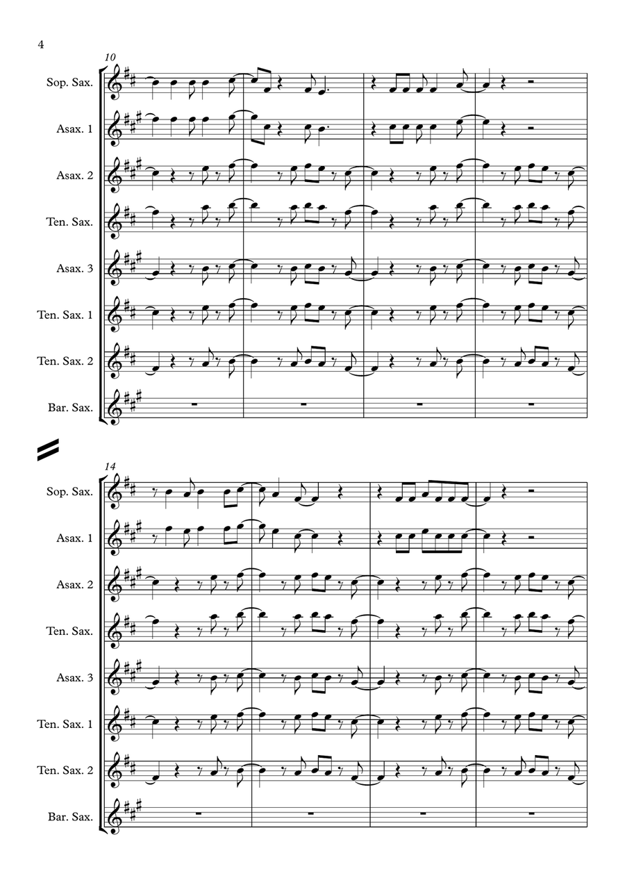 T.n.t. Woodwind Quintet scores gallery preview page 4