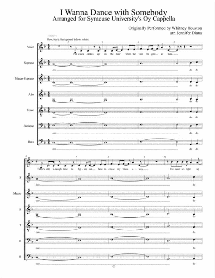 I Wanna Dance With Somebody Small Ensemble scores gallery preview page 1