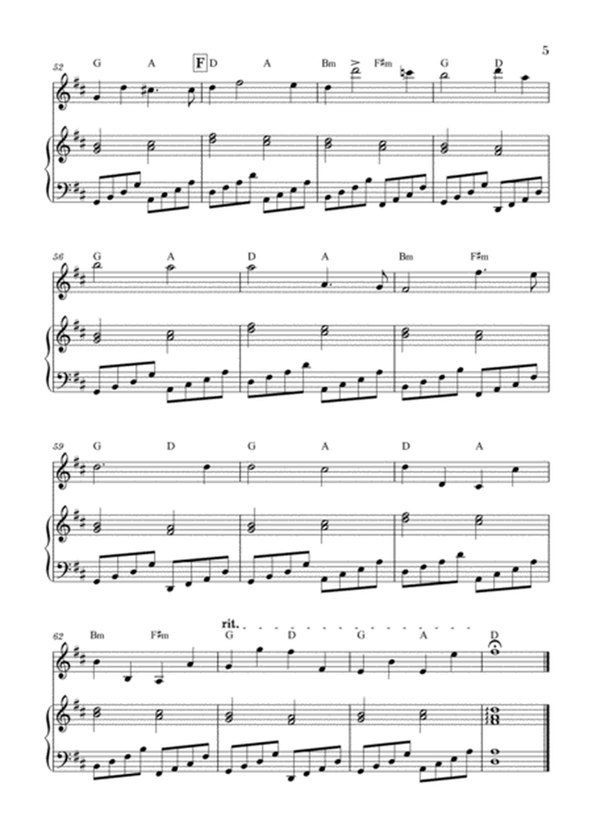 Canon in D for Violin and Piano (With Chords) image number null