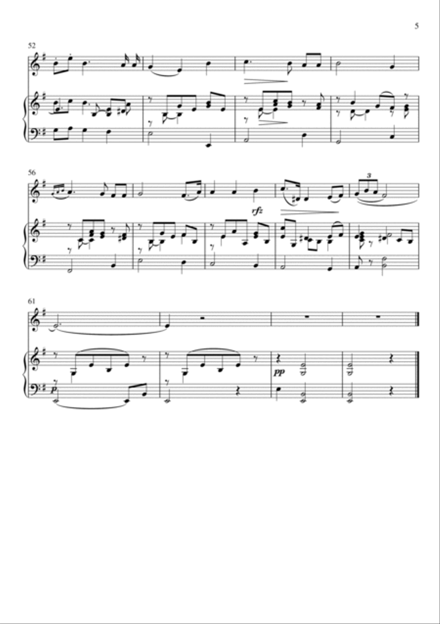 Antonio Cesti - Intorno all idol mio (Piano and Oboe) Small Ensemble scores gallery preview page 5