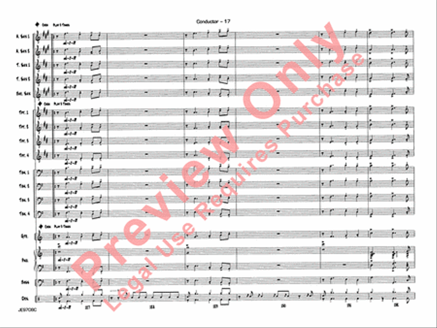 Cute Cute Jazz Ensemble scores gallery preview page 19