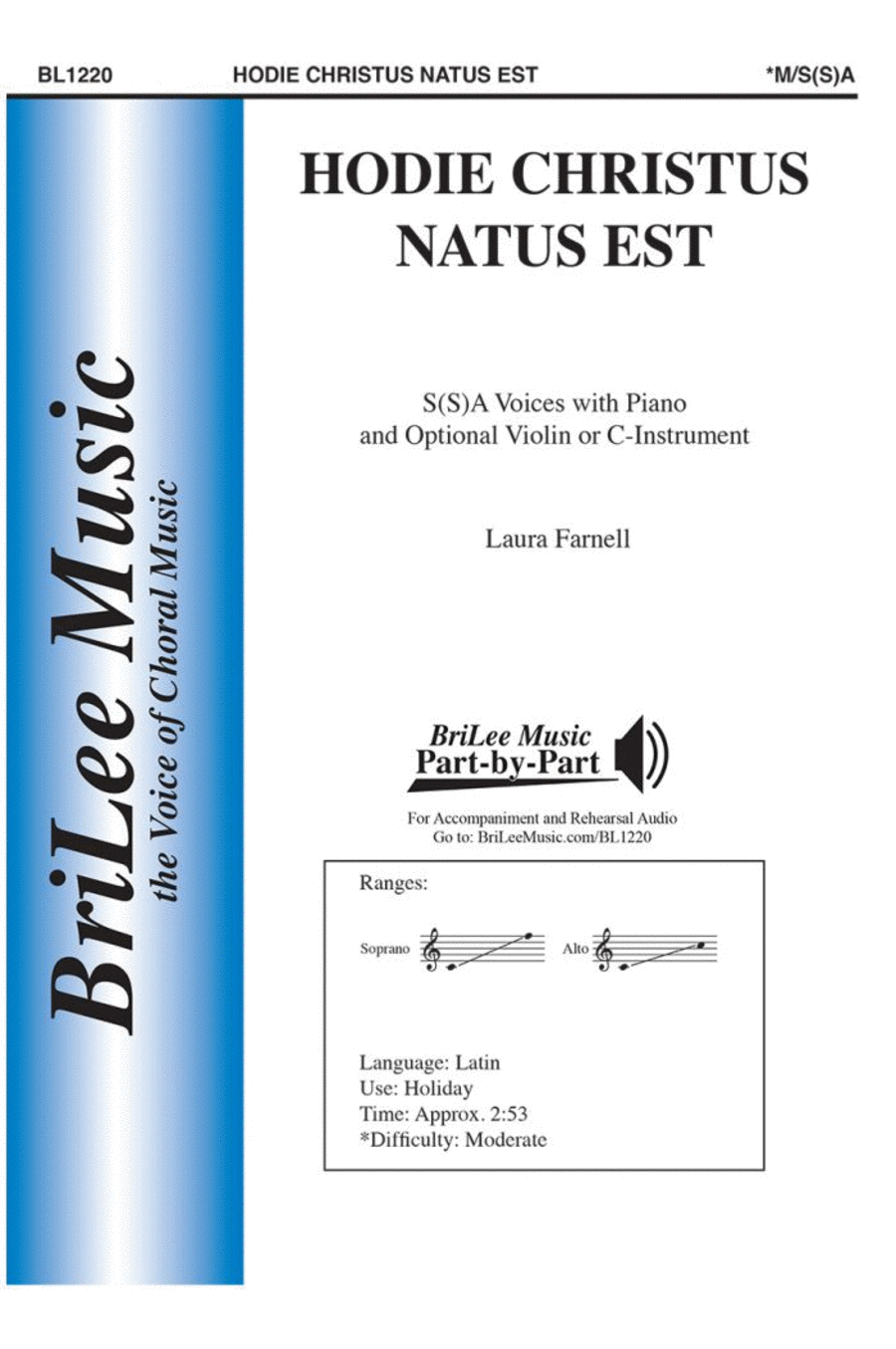 Hodie Christus Natus Est Choir scores gallery preview page 1