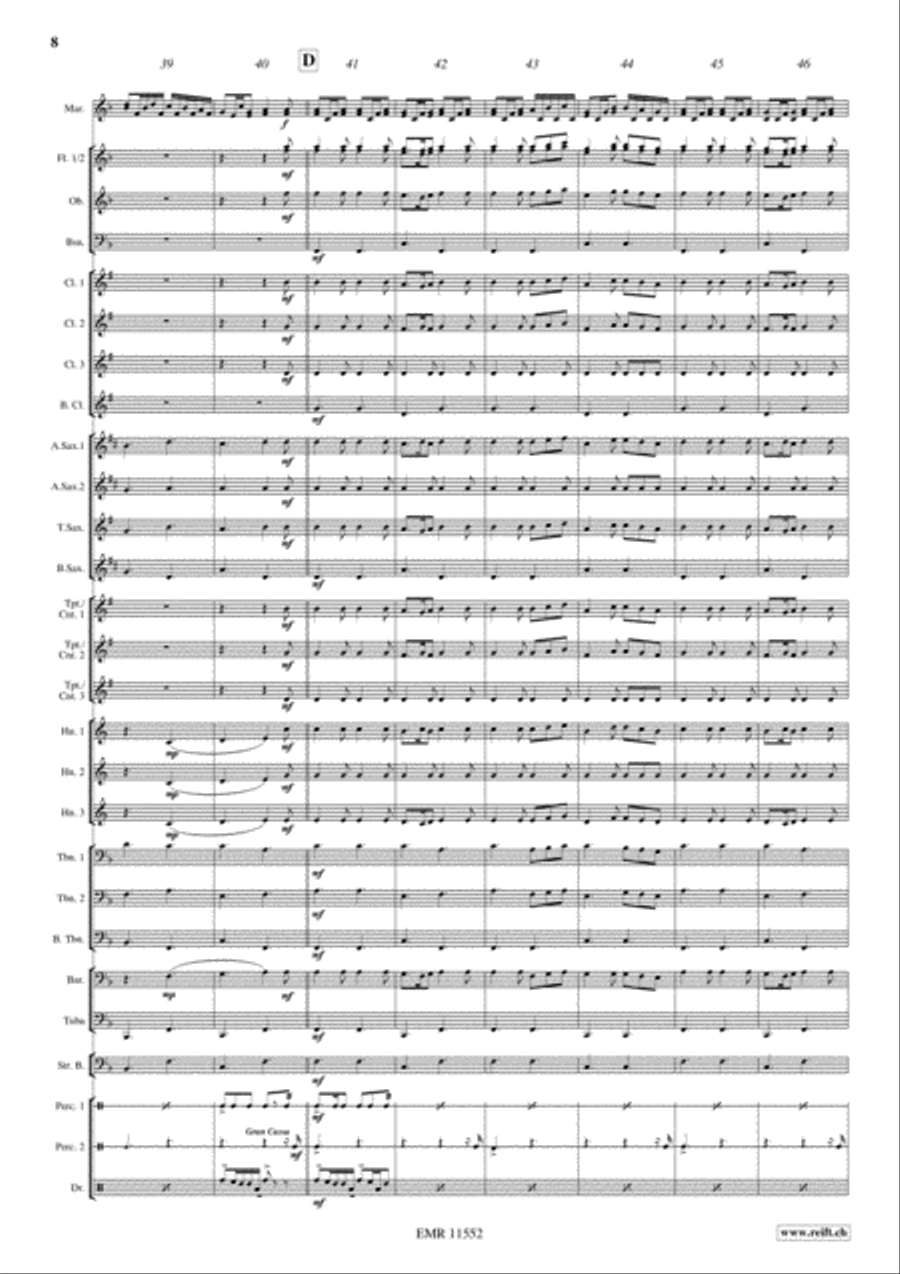 You're So Cool You're So Cool Concert Band scores gallery preview page 9