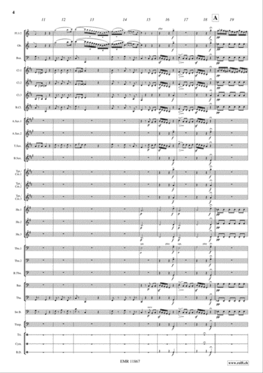 L'Italiana in Algeri Concert Band scores gallery preview page 5