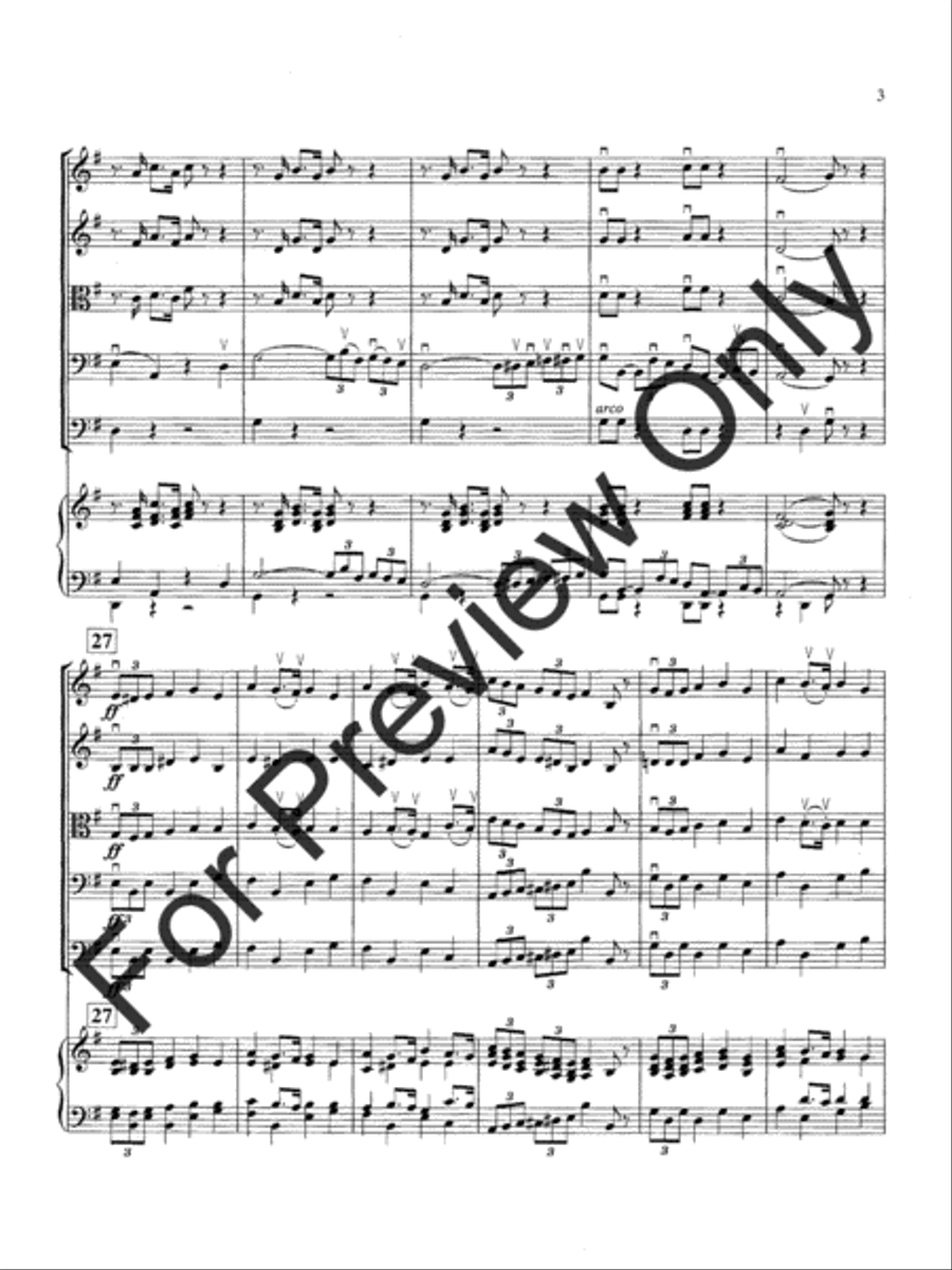 Coronation March (Score) String Orchestra scores gallery preview page 6