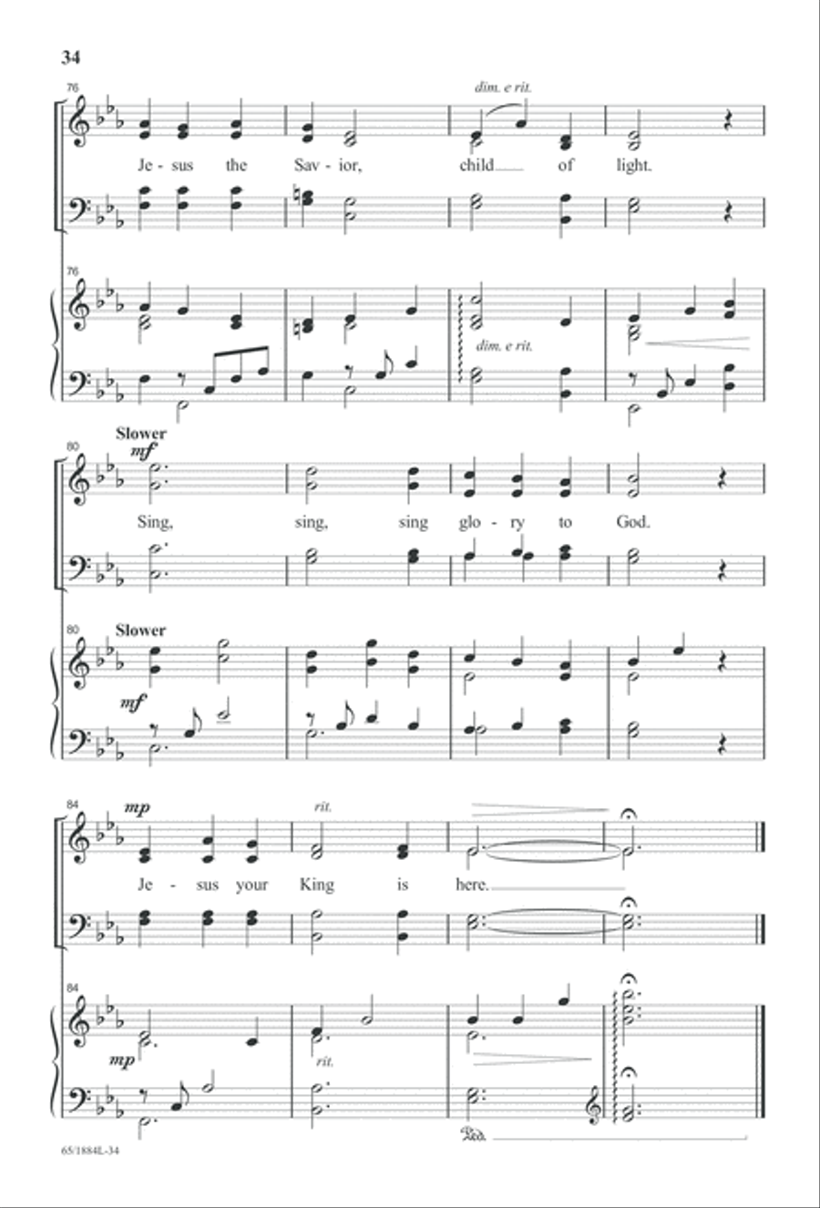 Let Us Adore Him Let Us Adore Him 4-Part scores gallery preview page 36