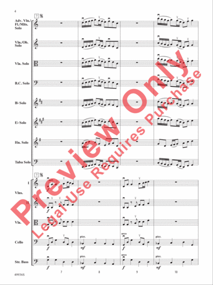 A Chameleon Concerto A Chameleon Concerto String Orchestra scores gallery preview page 5