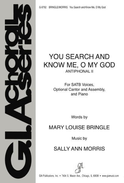 You Search and Know Me, O My God image number null