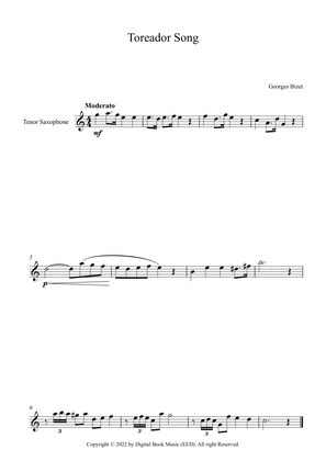 Toreador Song - Georges Bizet (Tenor Sax)