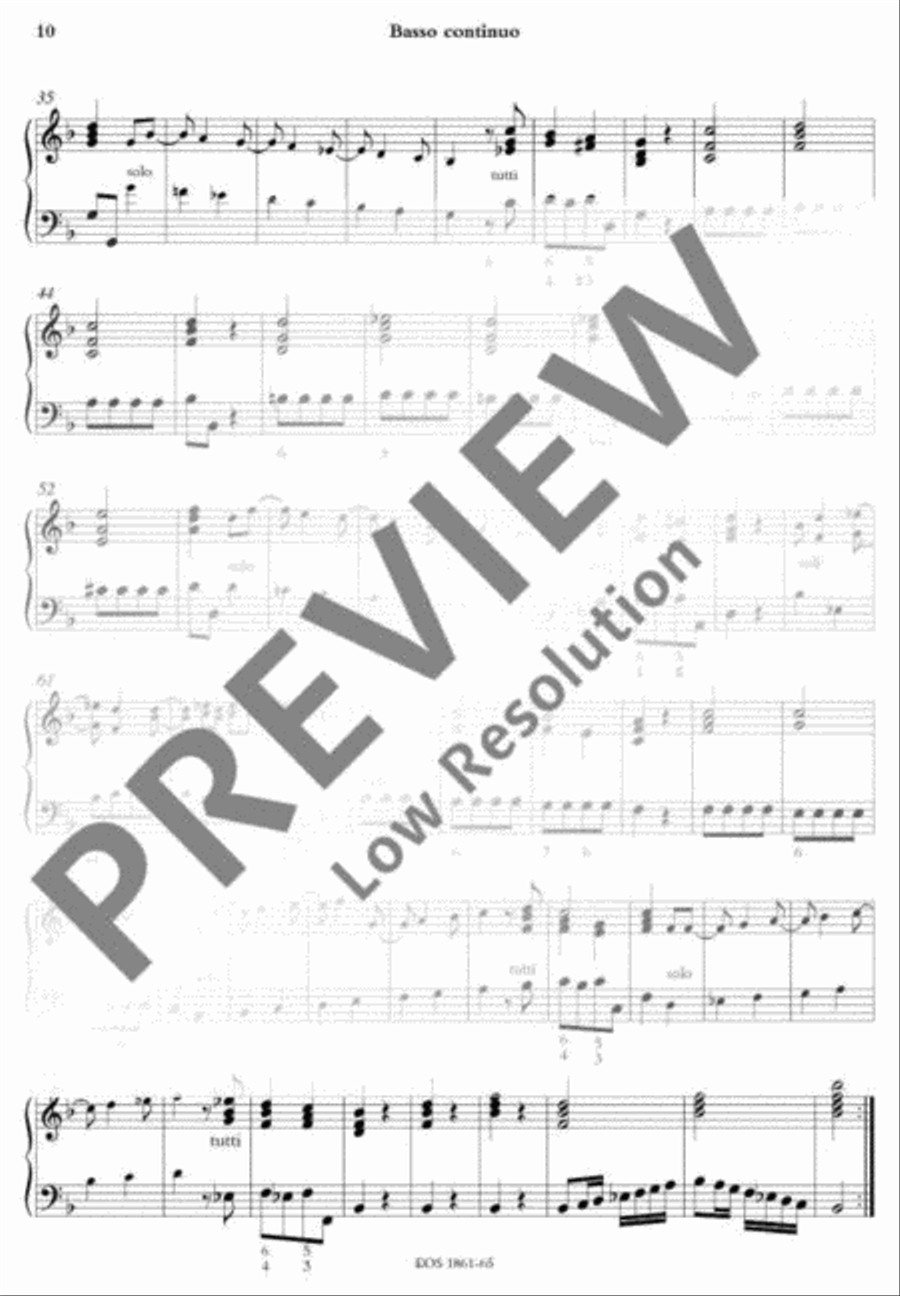 Concerto Grosso Concerto Grosso Basso Continuo scores gallery preview page 9