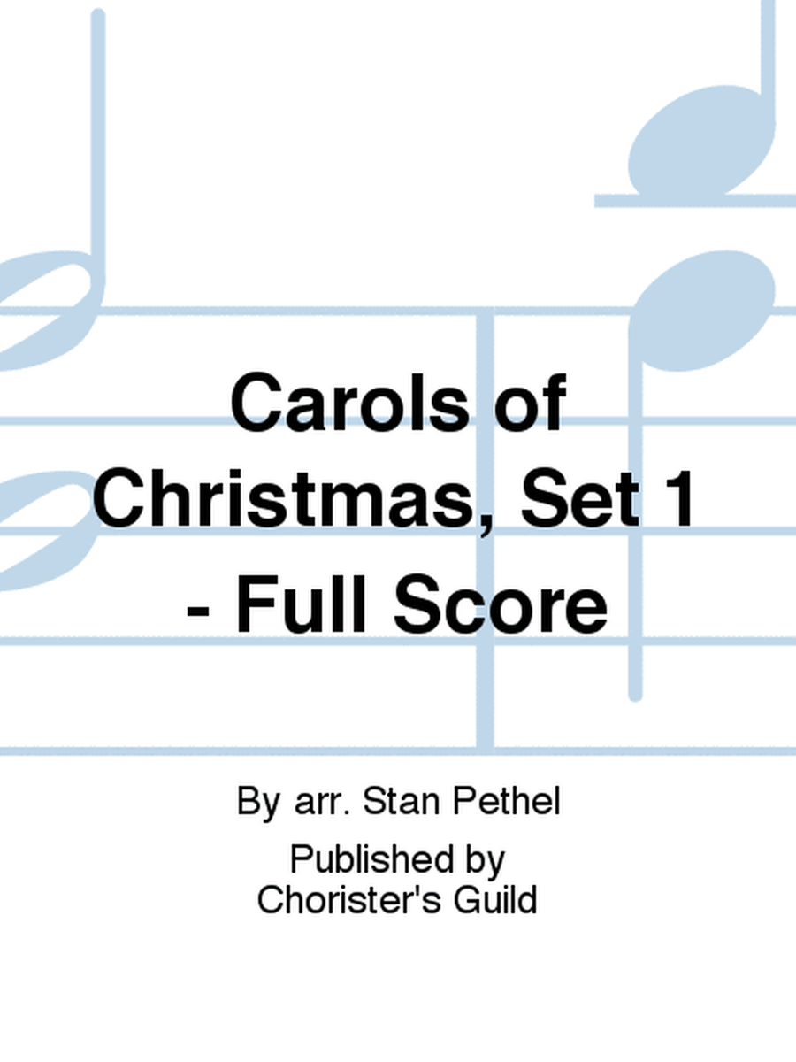 Carols of Christmas, Set 1 - Full Score image number null