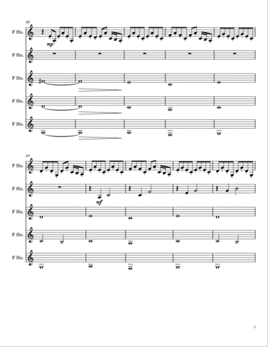 Pirates Of The Caribbean Brass Ensemble scores gallery preview page 5