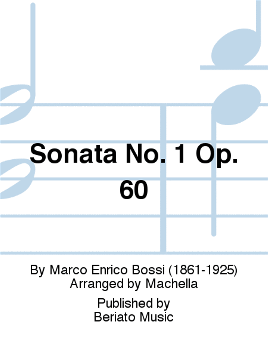 Sonata No. 1 Op. 60 Organ scores gallery preview page 1