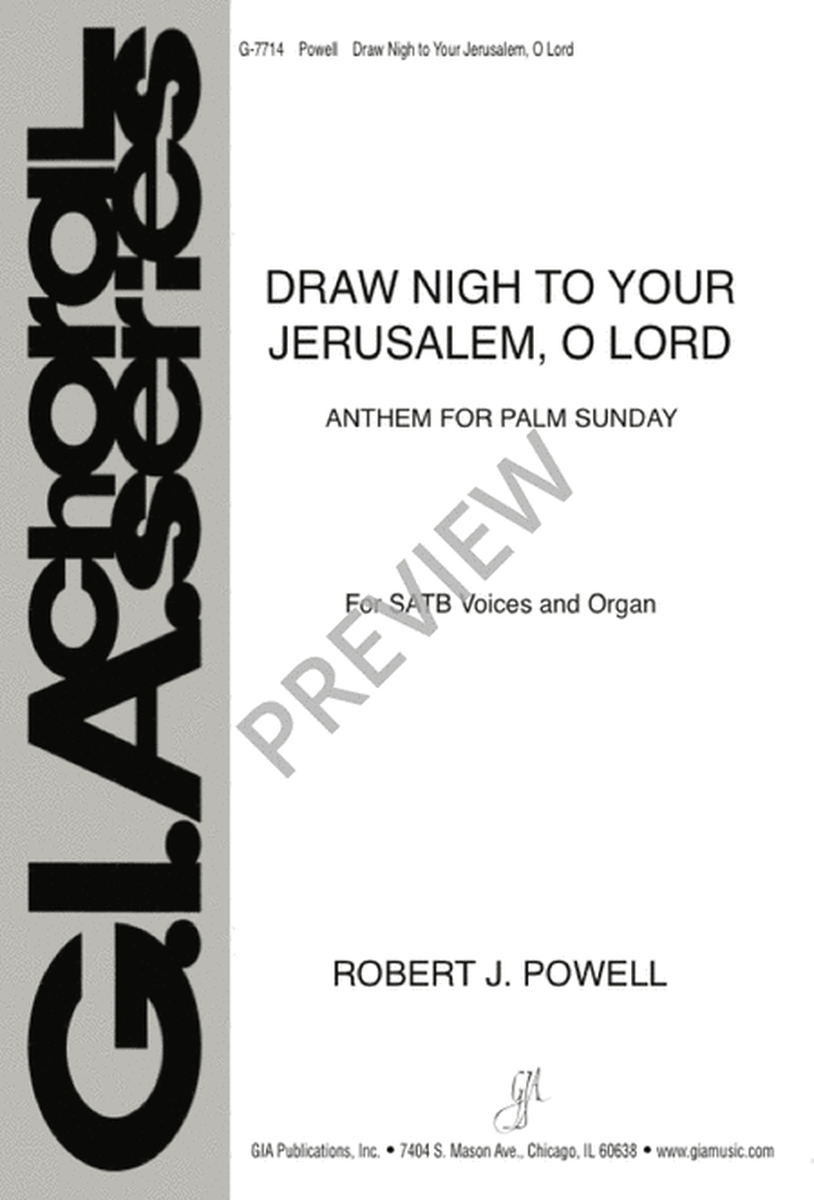 Draw Nigh to Your Jerusalem, O Lord image number null