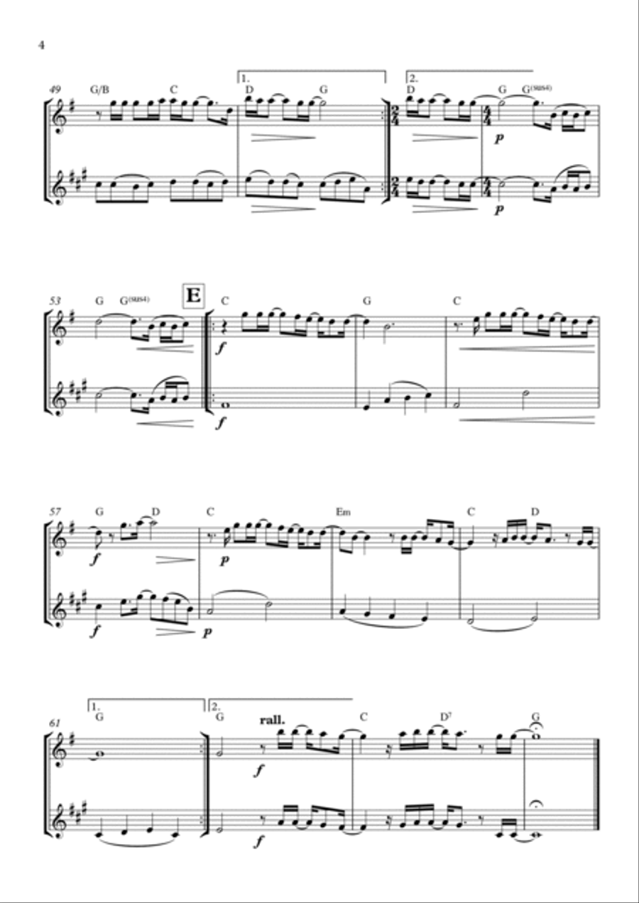 Goodness Of God Woodwind Duet scores gallery preview page 4