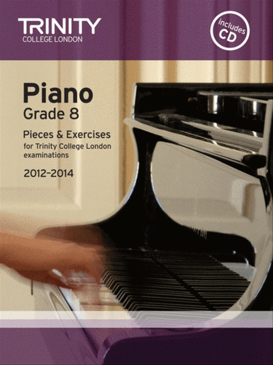 Piano Pieces & Exercises Grade 8 2012-2014 Book/CD Piano Method scores gallery preview page 1