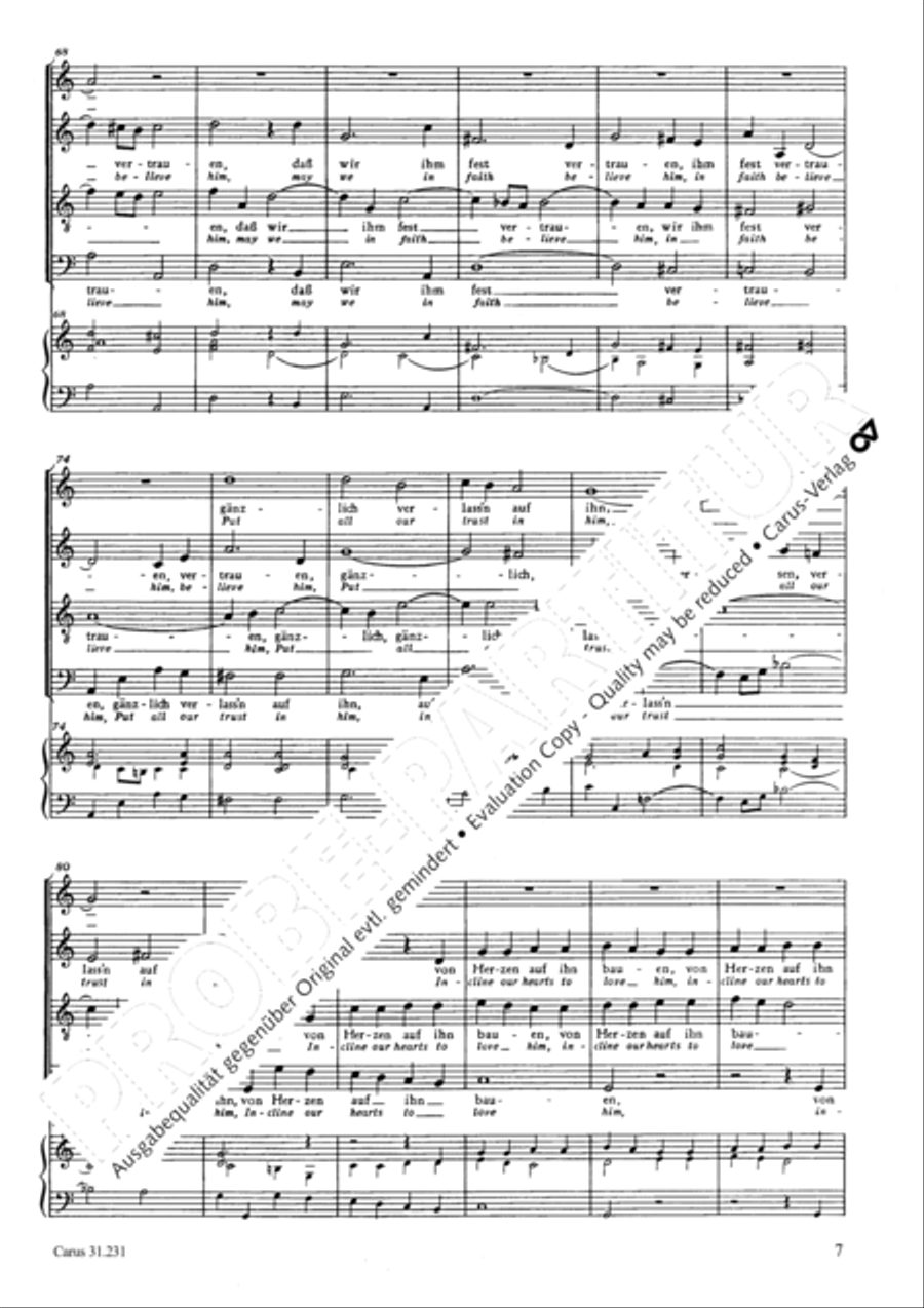 Give glory, praise and honor 4-Part scores gallery preview page 8