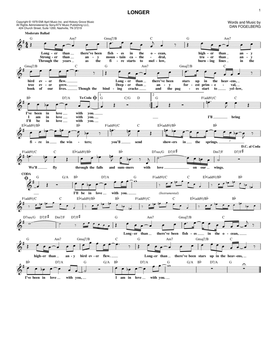 Longer Electric Guitar scores gallery preview page 1