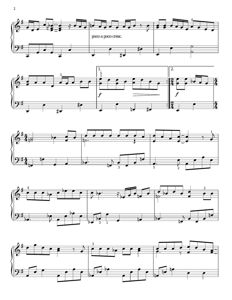 Shameless Piano Solo scores gallery preview page 2