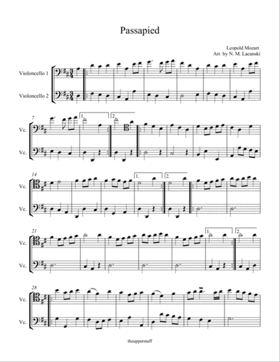 Passapied String Duet scores gallery preview page 2