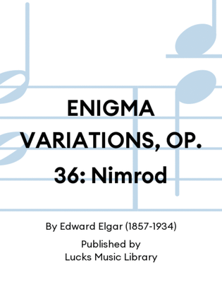Book cover for ENIGMA VARIATIONS, OP. 36: Nimrod