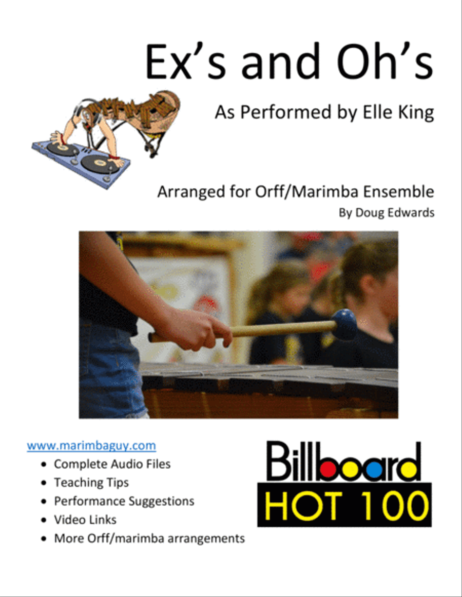 Ex's & Oh's Percussion Ensemble scores gallery preview page 1