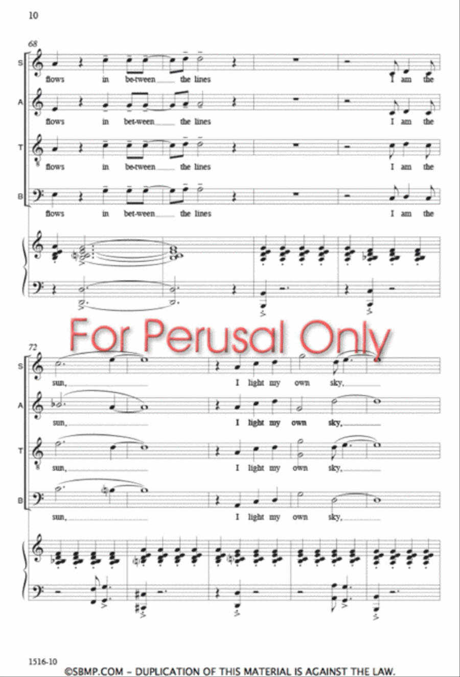 Identities - SATB Octavo 4-Part scores gallery preview page 9