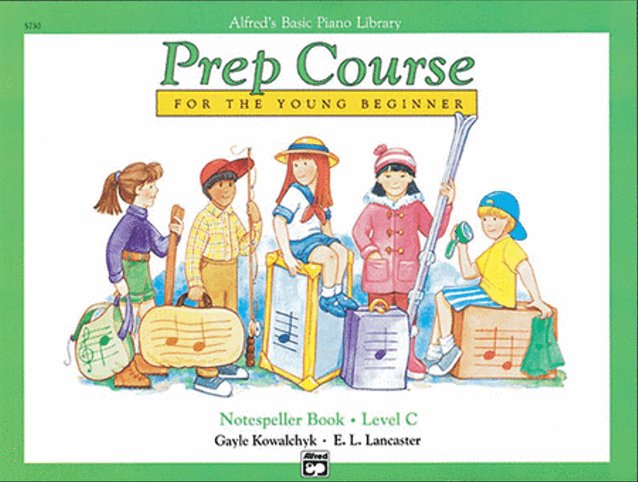 Alfred's Basic Piano Prep Course Notespeller, Book C Piano Method scores gallery preview page 1