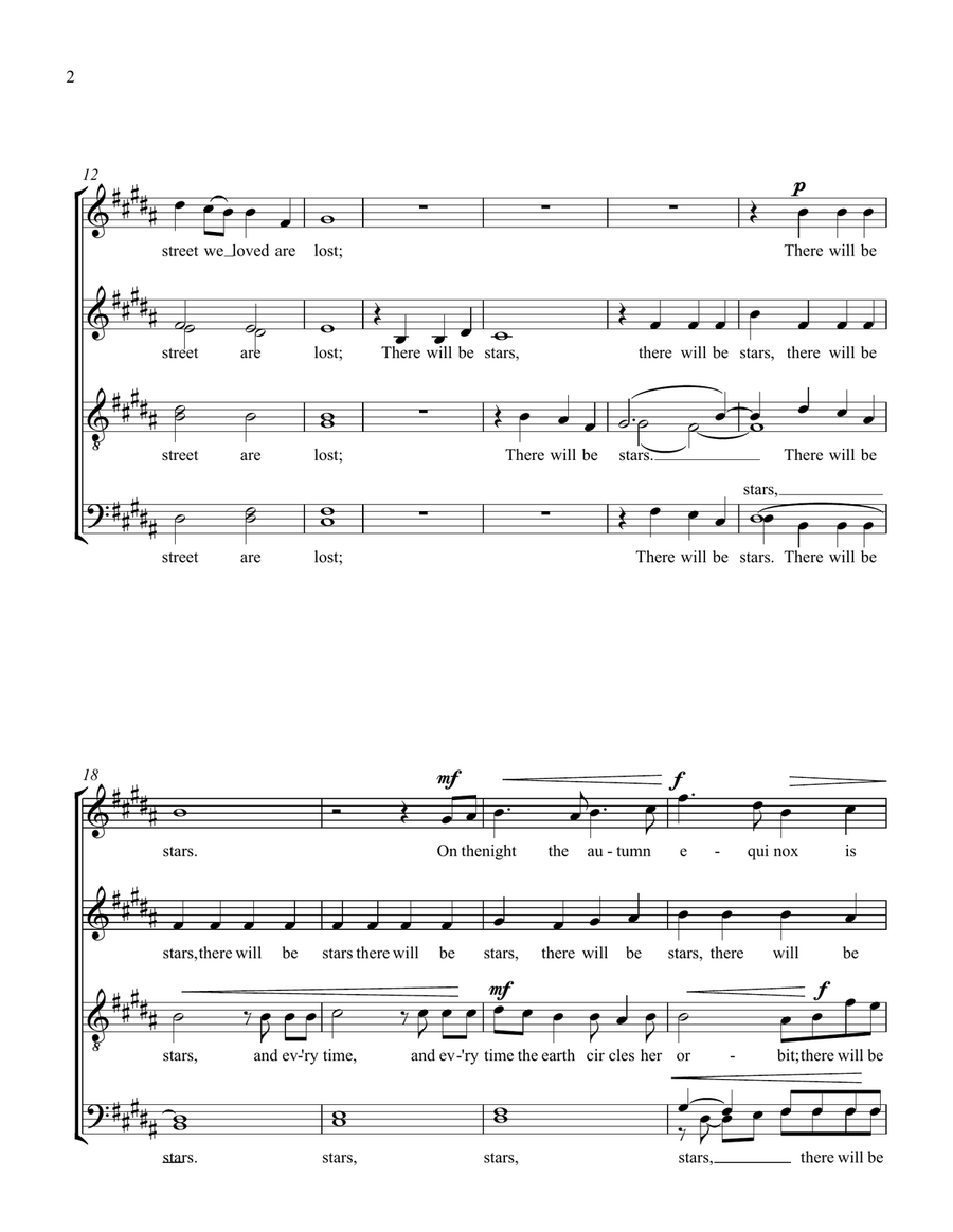 There Will Be Stars Divisi scores gallery preview page 2