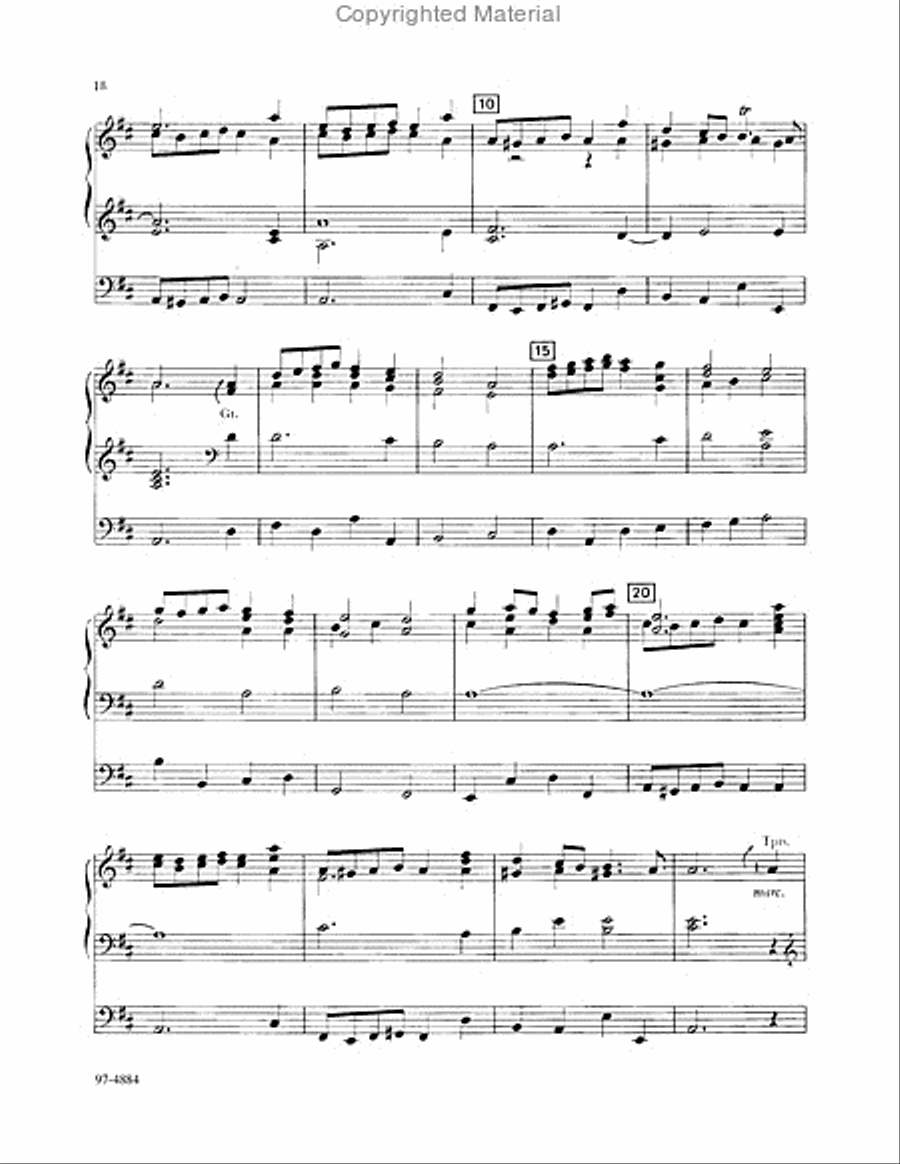 Baroque Composers of the Chapels Royal Trumpet scores gallery preview page 16