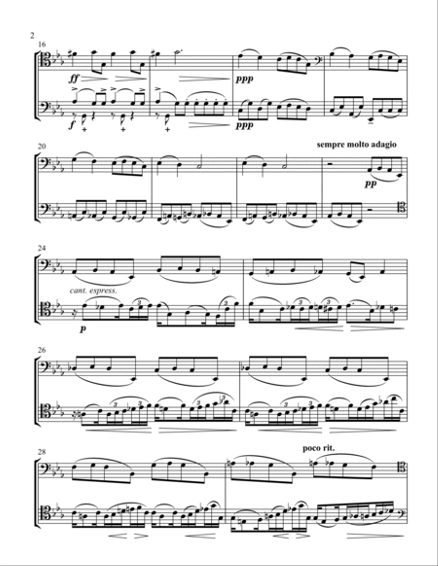 Élégie String Duet scores gallery preview page 2
