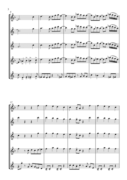 Joy to the (Rockin') World - Rock Carol for Saxophone Quartet image number null