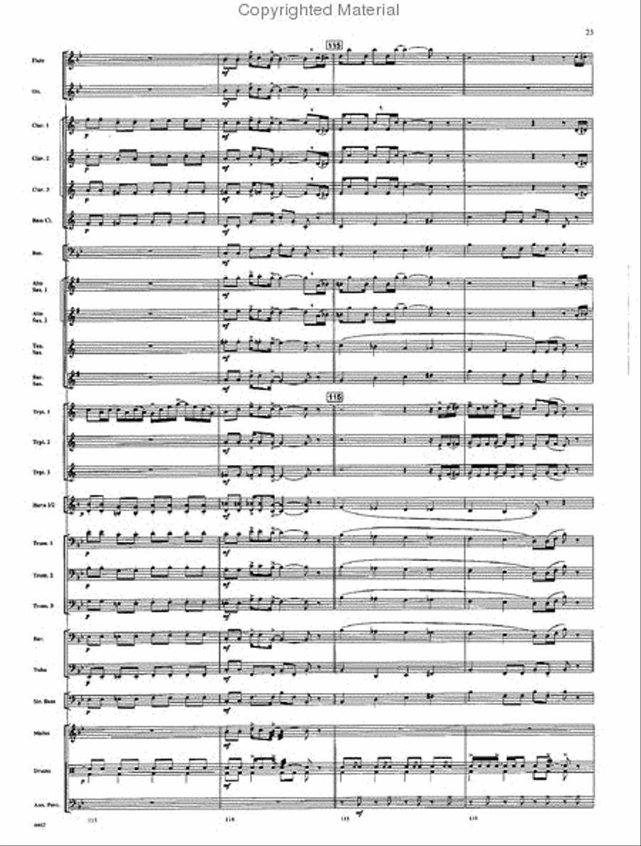 A Scott Joplin Retrospective Concert Band scores gallery preview page 22