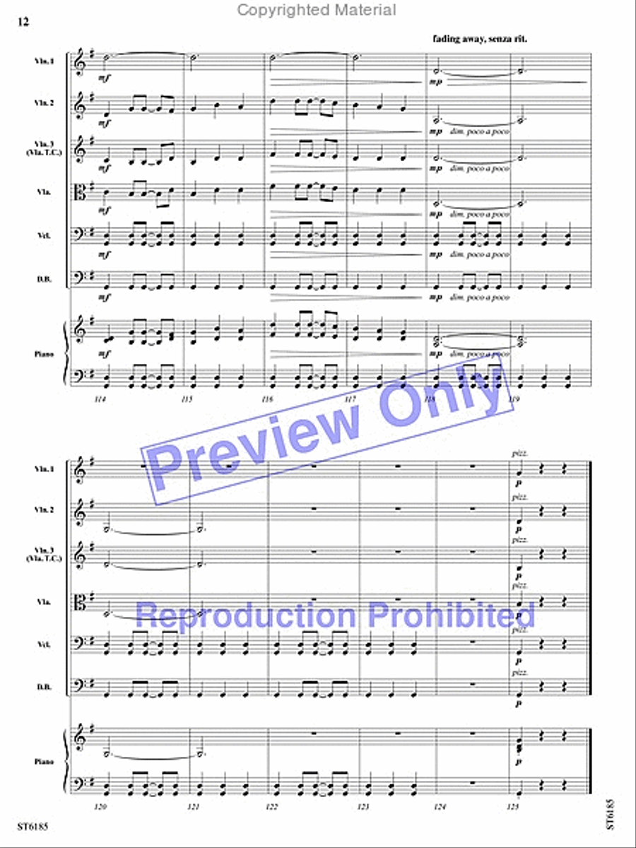 Rhythmic Snapshots of Christmas String Orchestra scores gallery preview page 11