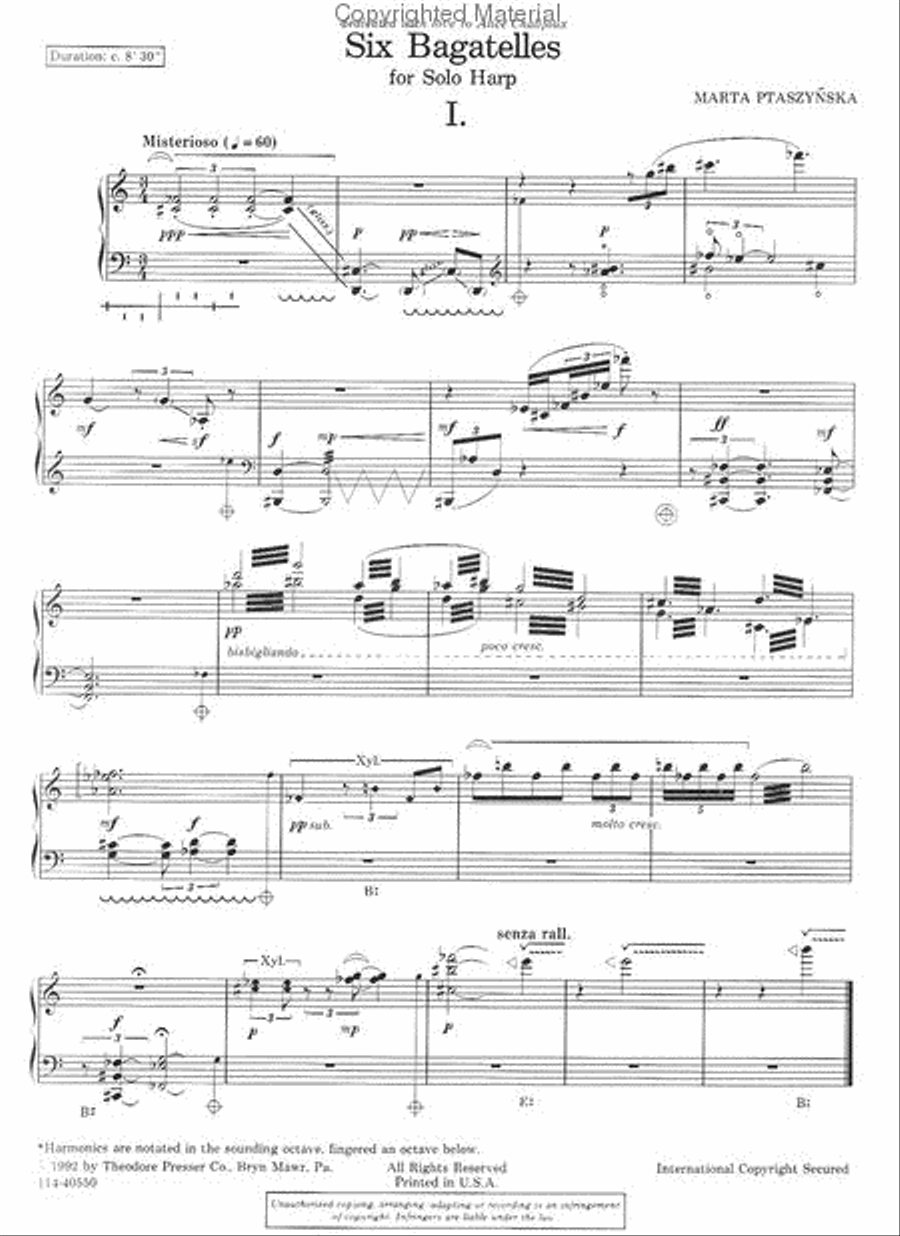 Six Bagatelles Six Bagatelles Chamber Music scores gallery preview page 2