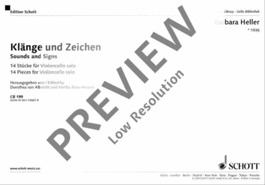 Sounds and Signs Cello Solo scores gallery preview page 2