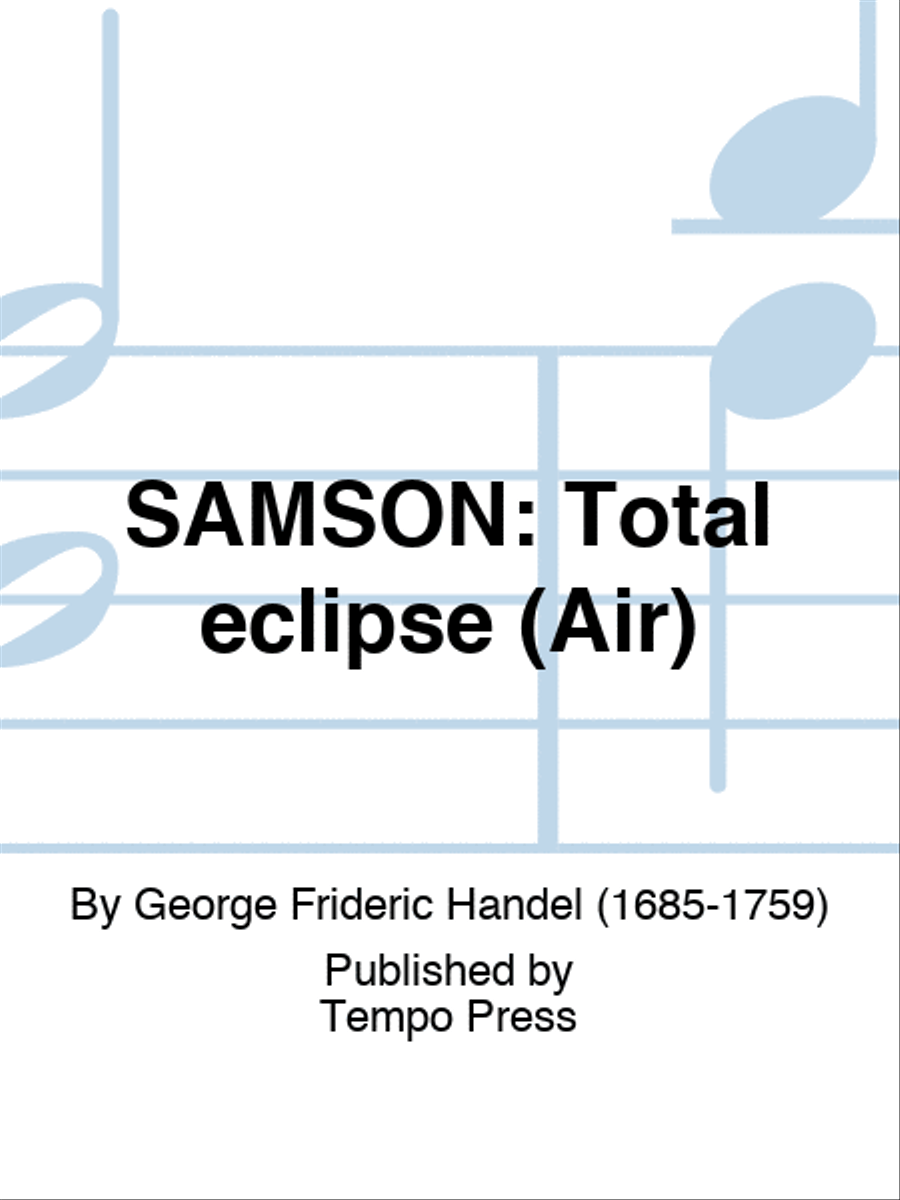 SAMSON: Total eclipse (Air) Score scores gallery preview page 1