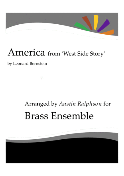America from 'West Side Story' - brass ensemble image number null
