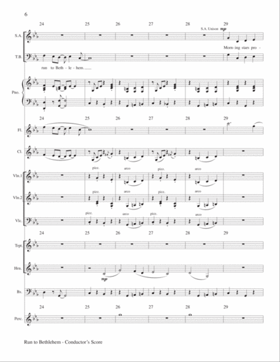 Run to Bethlehem Run to Bethlehem Orchestra scores gallery preview page 6