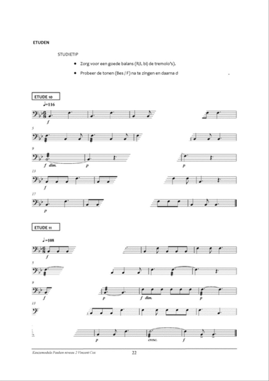 Percussion Modular: Pauken 2 Percussion scores gallery preview page 23