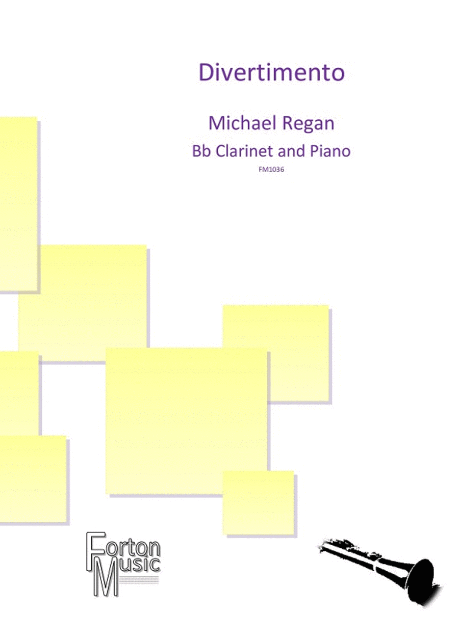 Divertimento Clarinet Solo scores gallery preview page 1