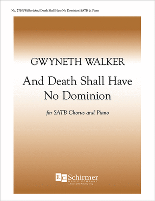 Book cover for And Death Shall Have No Dominion